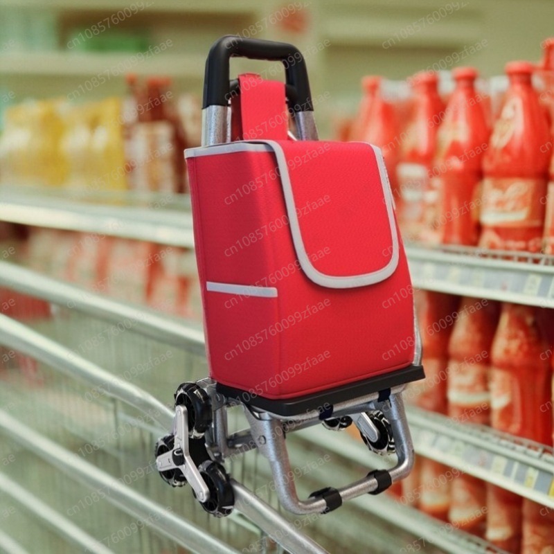 Pull Cart Fold - Opvouwbare winkelwagen, traplopen, met de hand