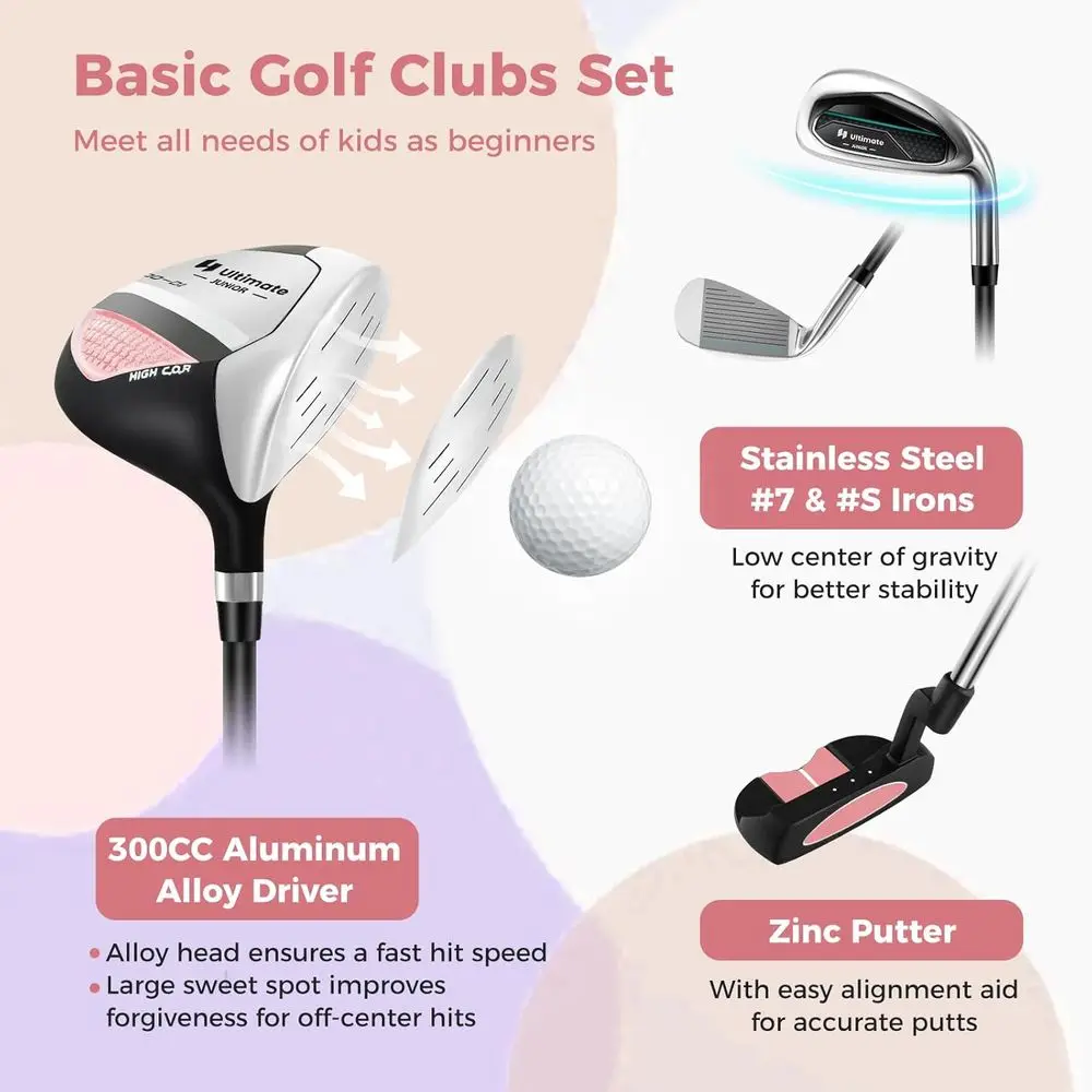 Jeugdgolfset met standbag, reg - Golf Equipment For Youth recensie en prijs