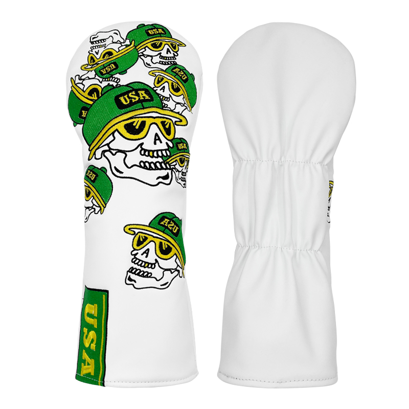 Witte lederen golfhoofdcover m - Golf Equipment Nearby recensie en prijs