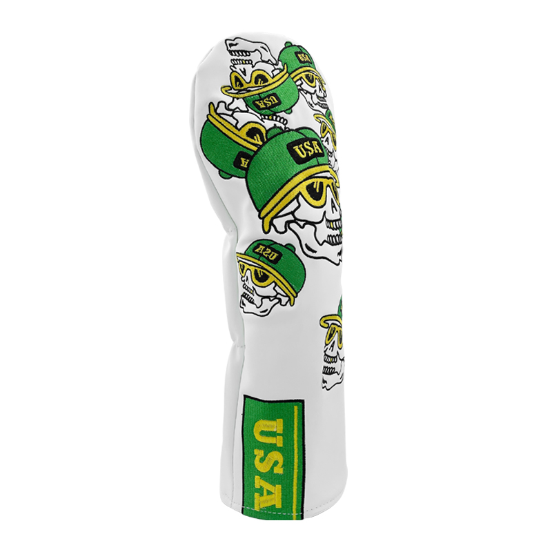 Witte lederen golfhoofdcover m - Golf Equipment Nearby recensie en prijs