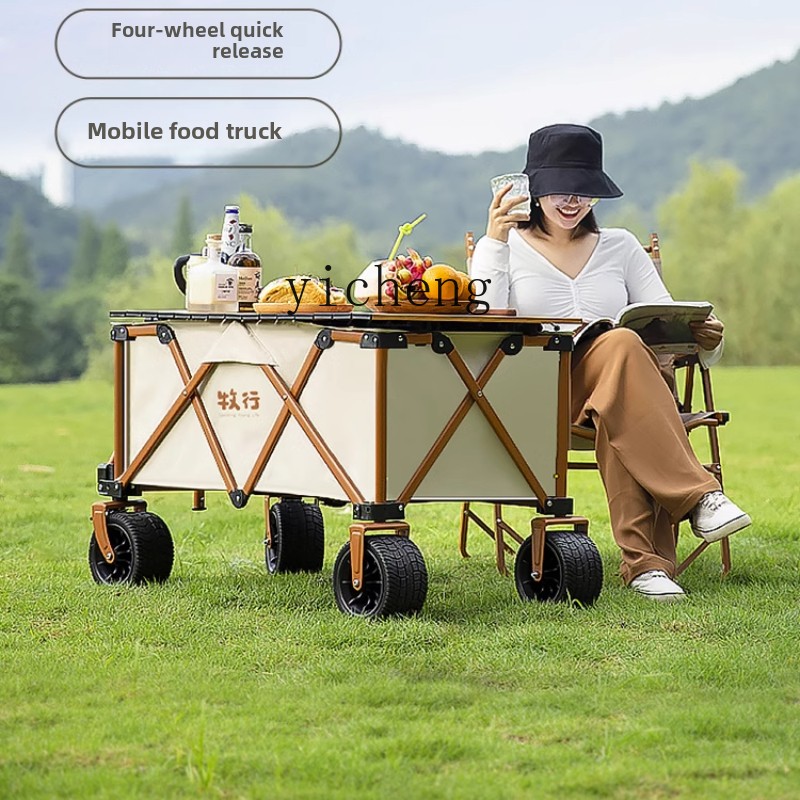 XL veldwandelwagen opvouwbare  - Pull Cart Fold recensie en prijs