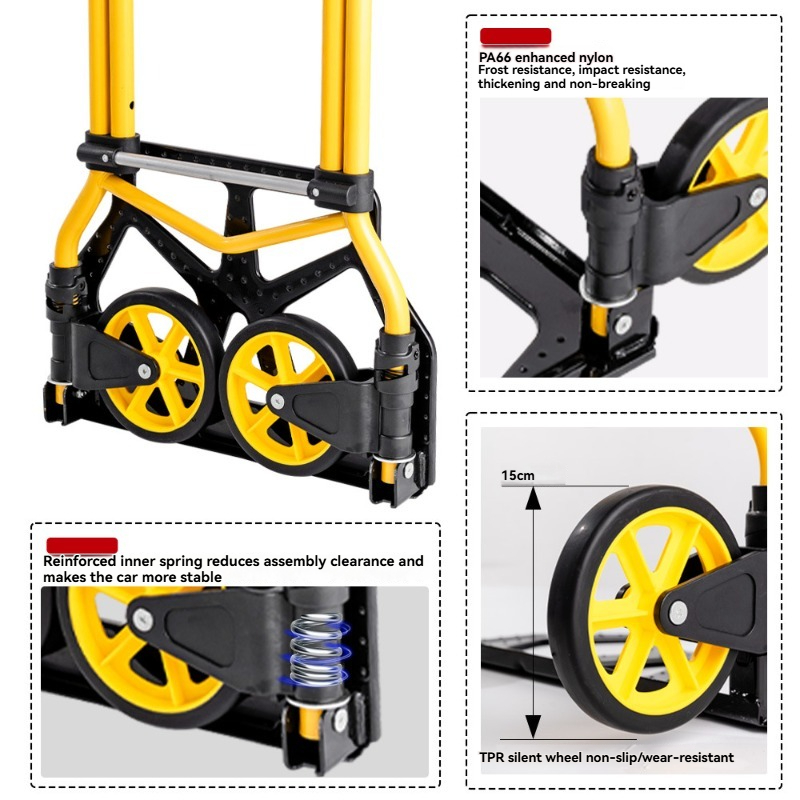 Lichtgewicht opvouwbare draagb - Pull Cart Fold recensie en prijs