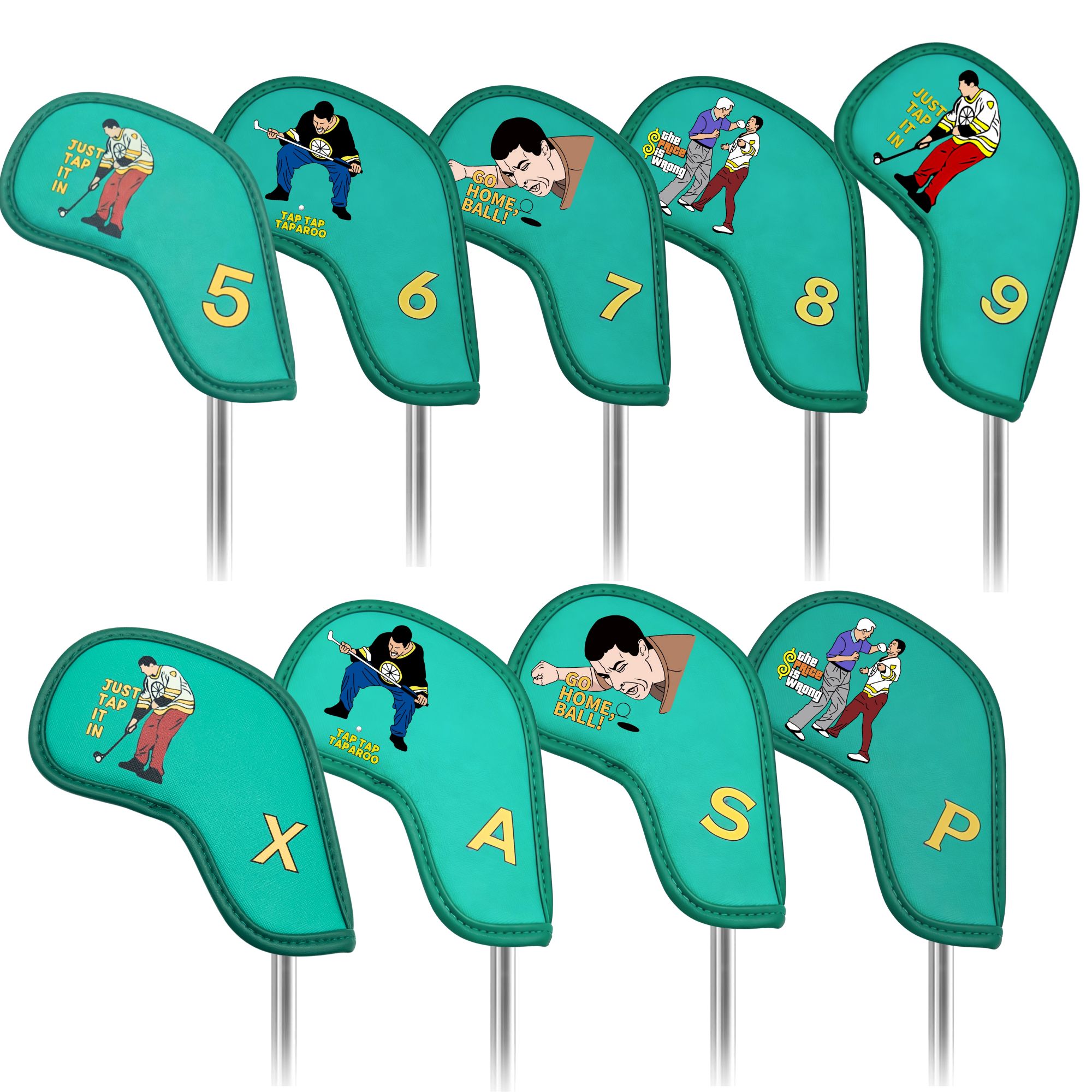 9 stuks golfijzerhoezen met gr - Golf Equipment Nearby recensie en prijs