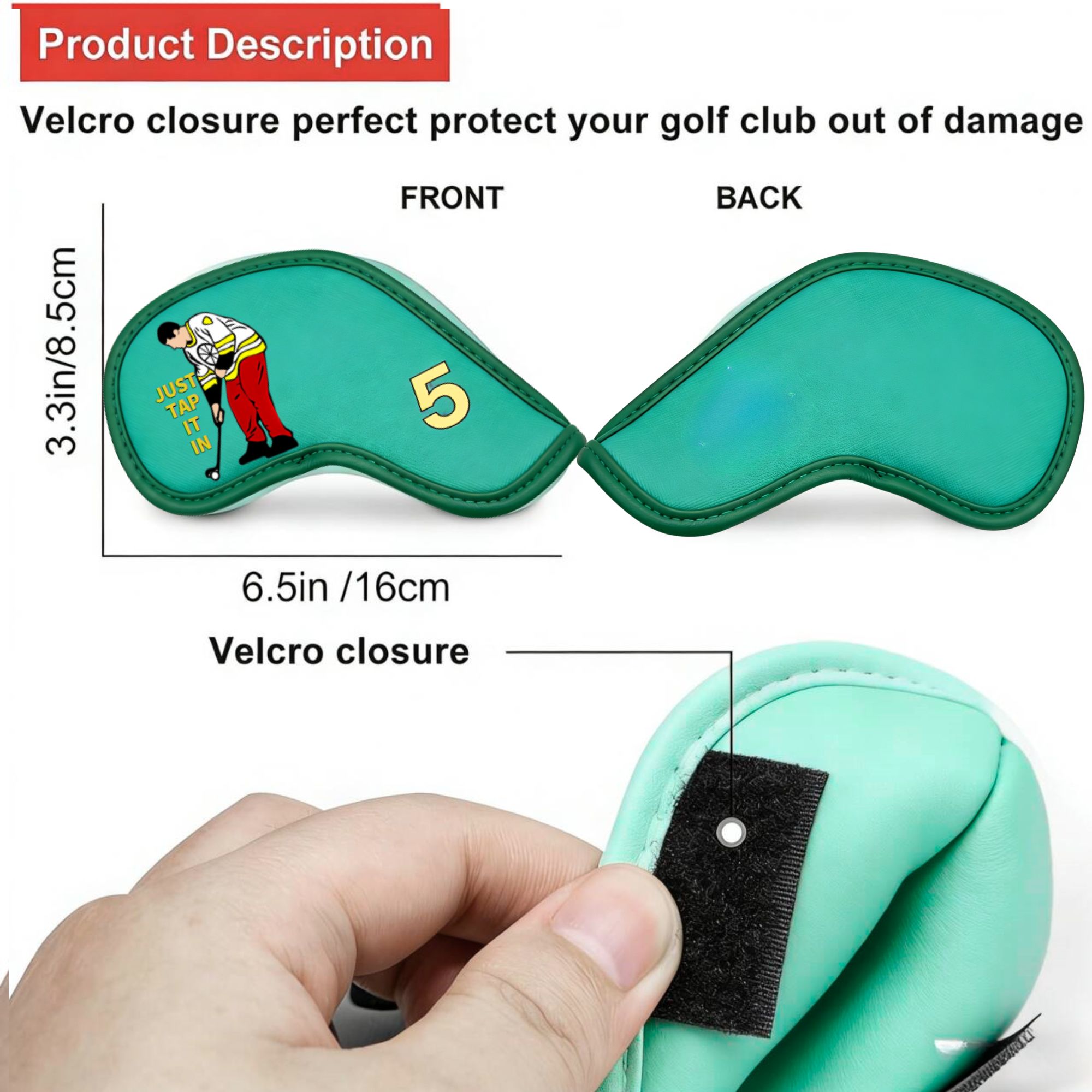 9 stuks golfijzerhoezen met gr - Golf Equipment Nearby recensie en prijs